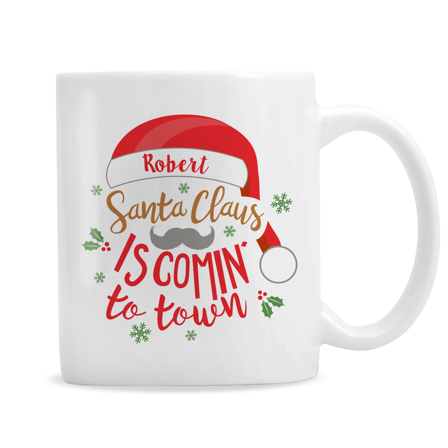 Personalised Santa Claus Is Comin' To Town Mug