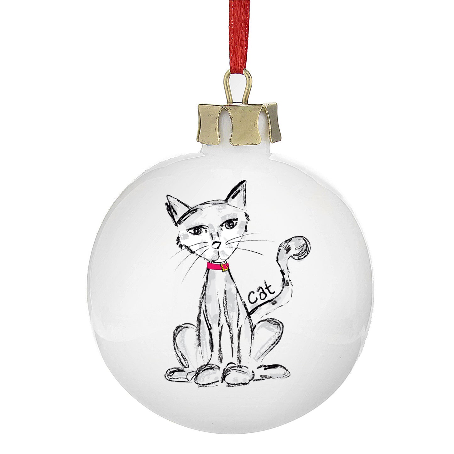 Personalised Cat Bauble