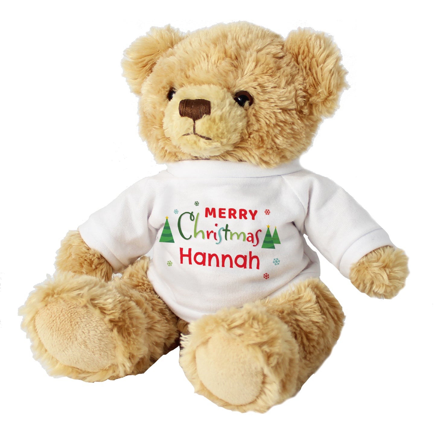 Personalised Merry Christmas Teddy Bear