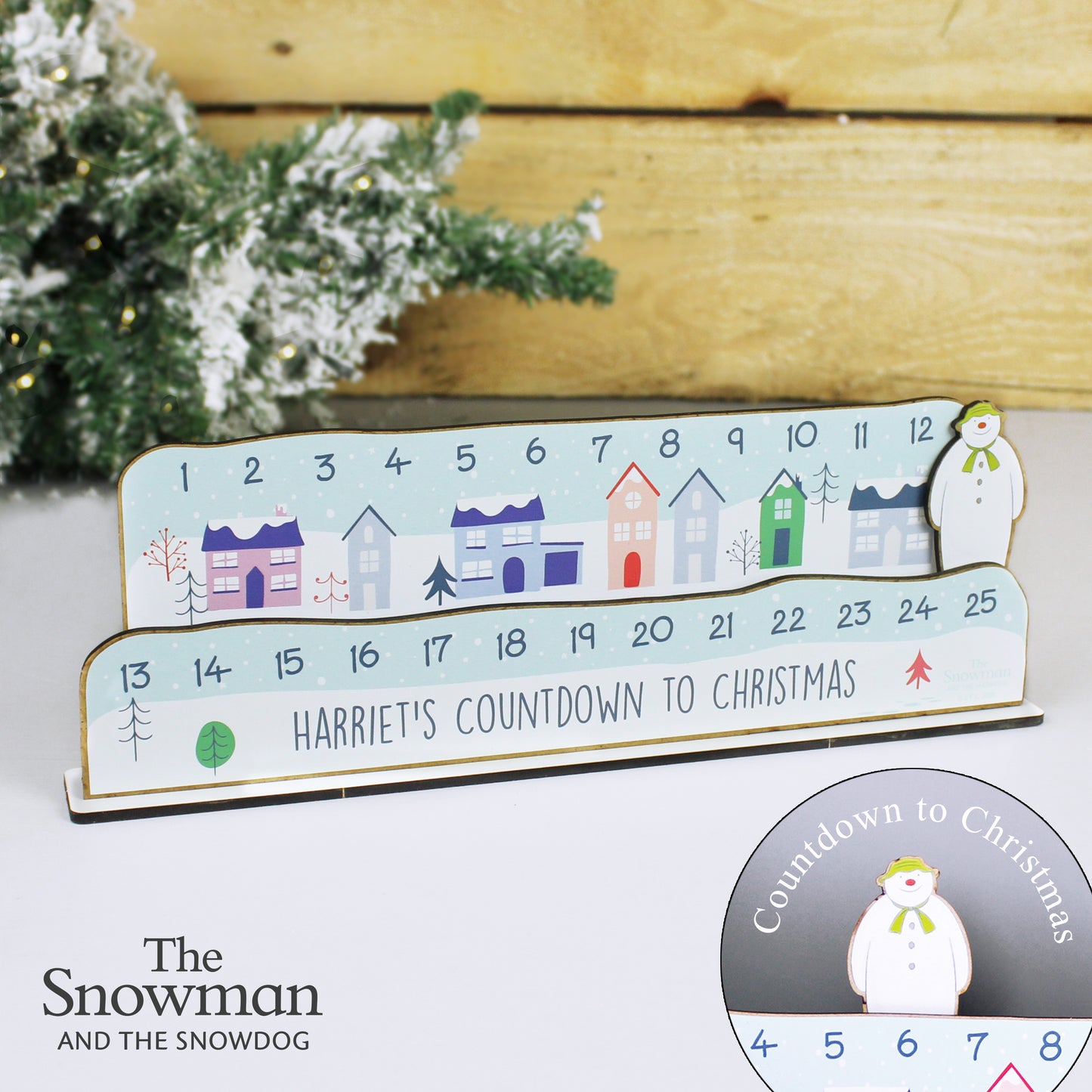 Personalised Make Your Own The Snowman Christmas Advent Countdown Kit