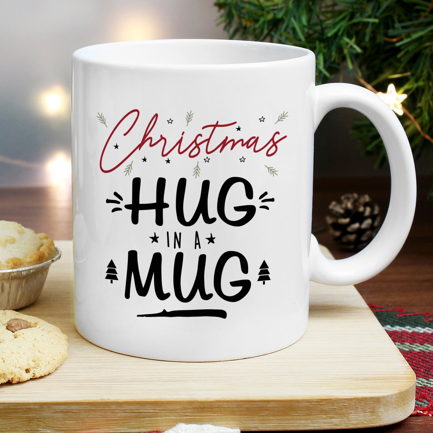 Personalised Christmas Hug Mug