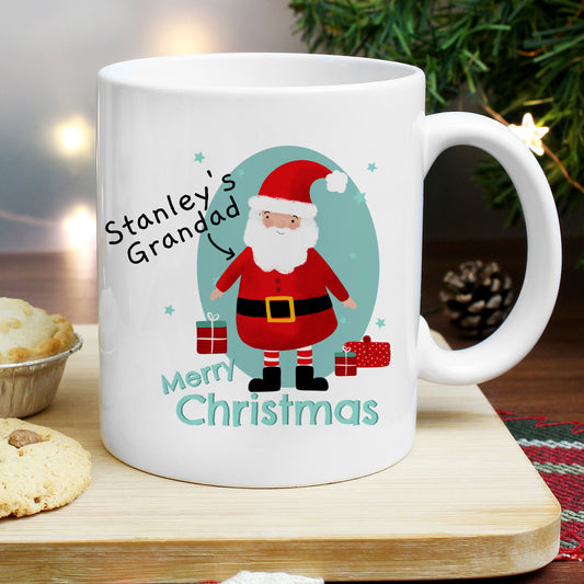 Personalised Mr Claus Christmas Mug